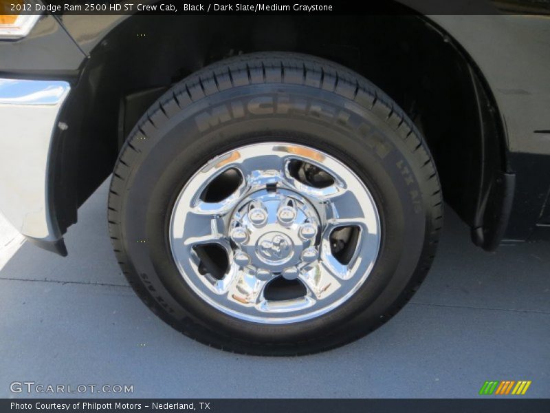 Black / Dark Slate/Medium Graystone 2012 Dodge Ram 2500 HD ST Crew Cab