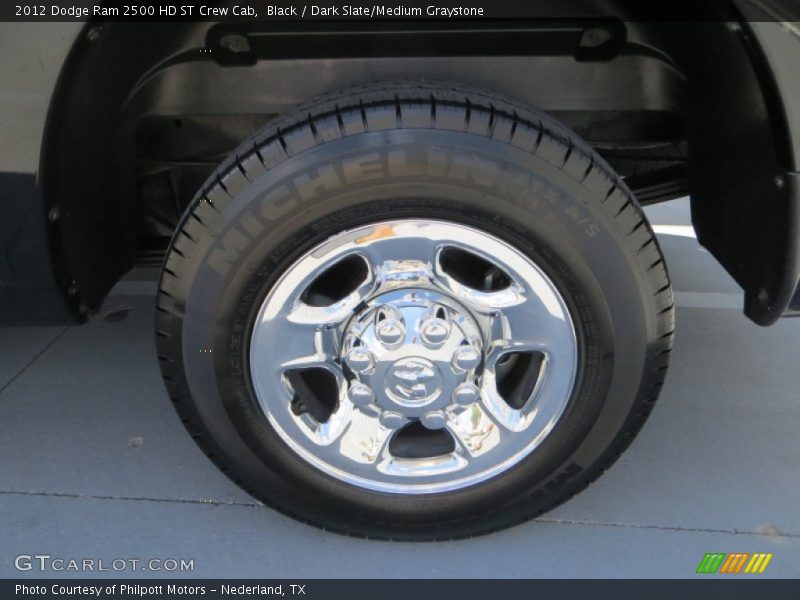 Black / Dark Slate/Medium Graystone 2012 Dodge Ram 2500 HD ST Crew Cab