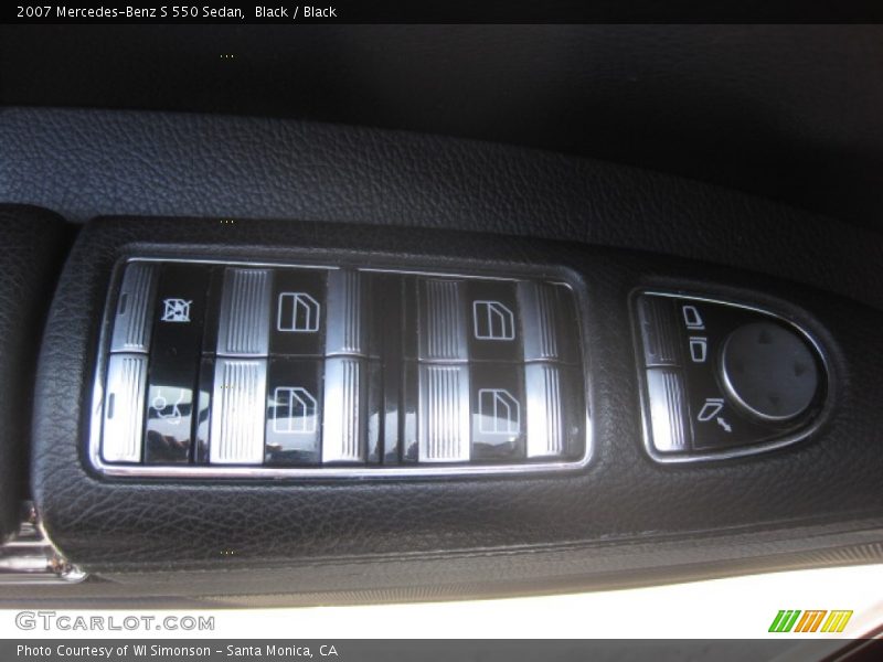 Black / Black 2007 Mercedes-Benz S 550 Sedan