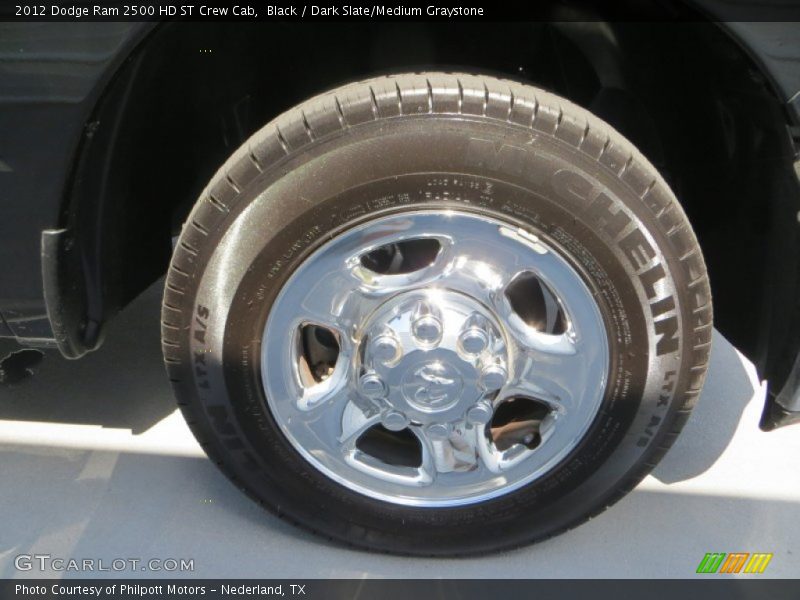 Black / Dark Slate/Medium Graystone 2012 Dodge Ram 2500 HD ST Crew Cab