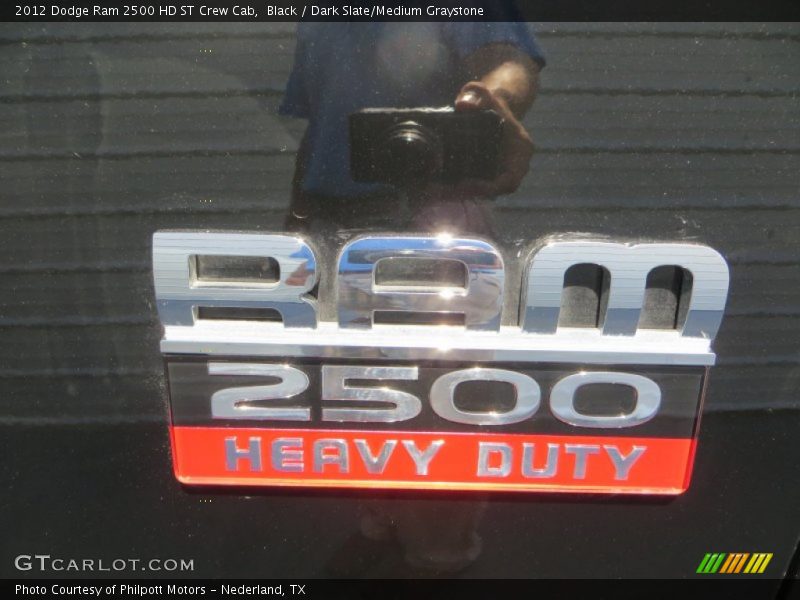 Black / Dark Slate/Medium Graystone 2012 Dodge Ram 2500 HD ST Crew Cab