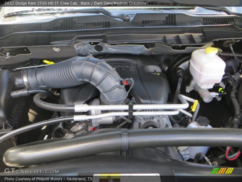 Black / Dark Slate/Medium Graystone 2012 Dodge Ram 2500 HD ST Crew Cab