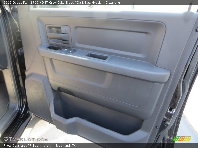Black / Dark Slate/Medium Graystone 2012 Dodge Ram 2500 HD ST Crew Cab
