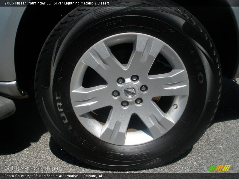 Silver Lightning Metallic / Desert 2006 Nissan Pathfinder LE