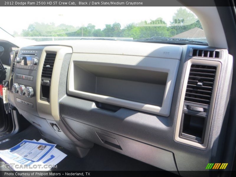Black / Dark Slate/Medium Graystone 2012 Dodge Ram 2500 HD ST Crew Cab
