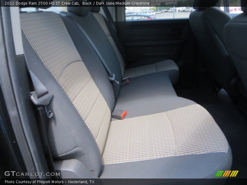 Black / Dark Slate/Medium Graystone 2012 Dodge Ram 2500 HD ST Crew Cab