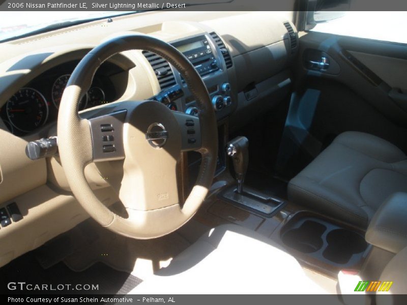 Silver Lightning Metallic / Desert 2006 Nissan Pathfinder LE