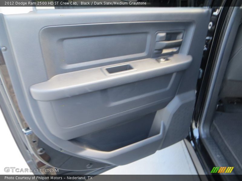 Black / Dark Slate/Medium Graystone 2012 Dodge Ram 2500 HD ST Crew Cab