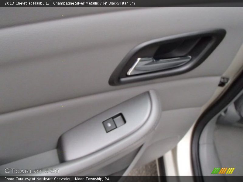 Champagne Silver Metallic / Jet Black/Titanium 2013 Chevrolet Malibu LS