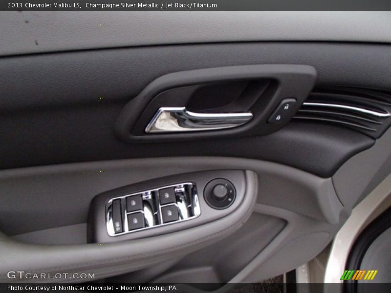 Champagne Silver Metallic / Jet Black/Titanium 2013 Chevrolet Malibu LS