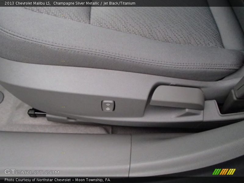Champagne Silver Metallic / Jet Black/Titanium 2013 Chevrolet Malibu LS