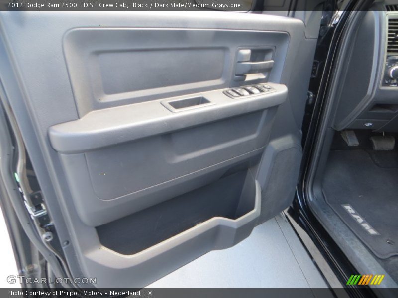 Black / Dark Slate/Medium Graystone 2012 Dodge Ram 2500 HD ST Crew Cab