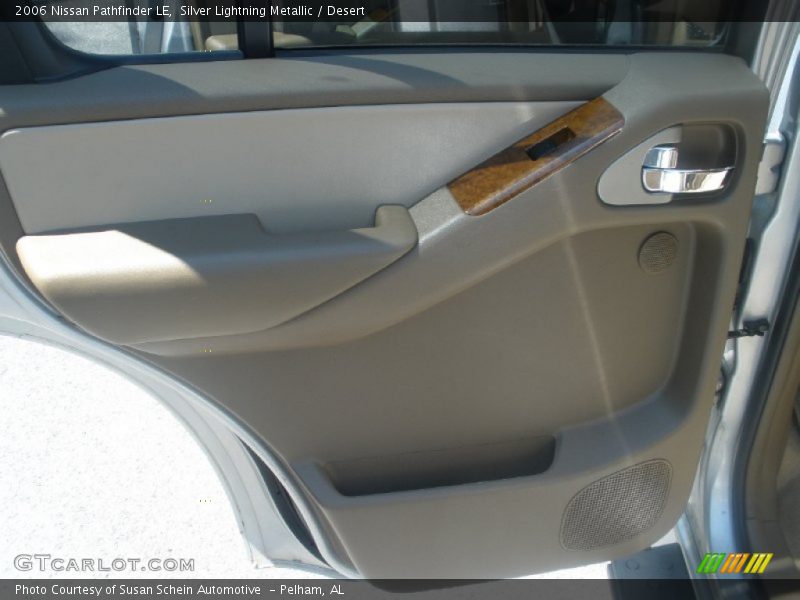 Silver Lightning Metallic / Desert 2006 Nissan Pathfinder LE