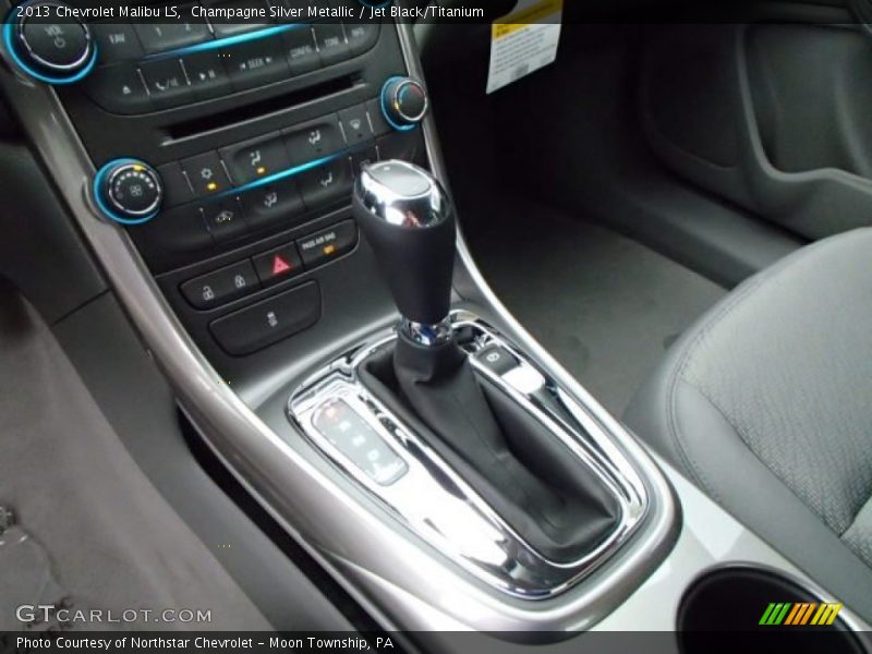 Champagne Silver Metallic / Jet Black/Titanium 2013 Chevrolet Malibu LS
