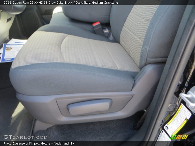 Black / Dark Slate/Medium Graystone 2012 Dodge Ram 2500 HD ST Crew Cab