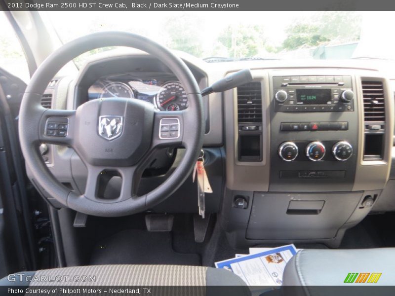 Black / Dark Slate/Medium Graystone 2012 Dodge Ram 2500 HD ST Crew Cab