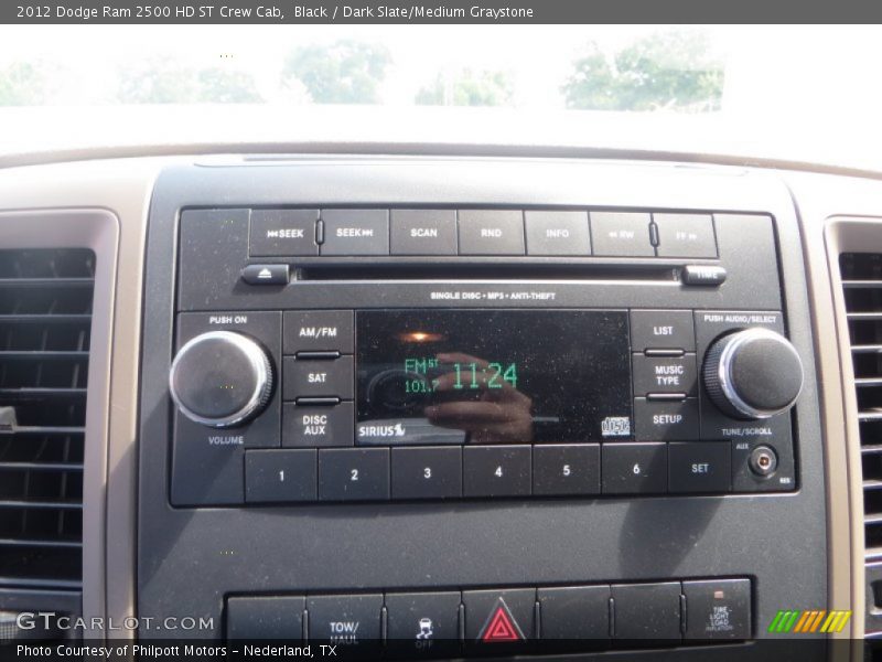 Black / Dark Slate/Medium Graystone 2012 Dodge Ram 2500 HD ST Crew Cab