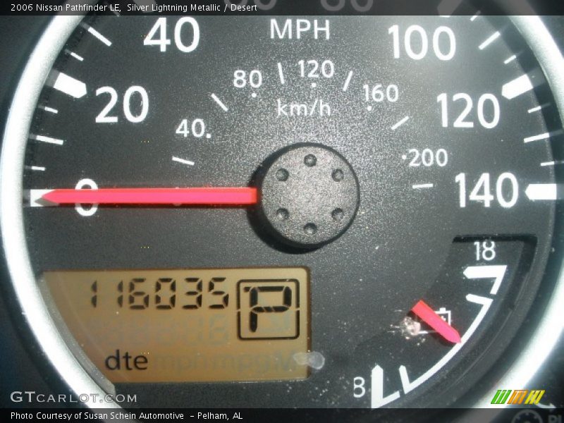 Silver Lightning Metallic / Desert 2006 Nissan Pathfinder LE