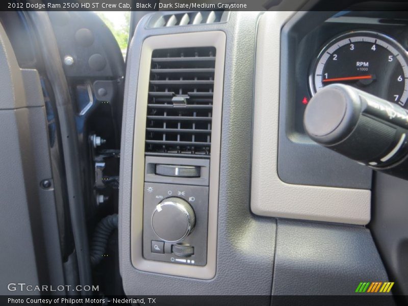 Black / Dark Slate/Medium Graystone 2012 Dodge Ram 2500 HD ST Crew Cab