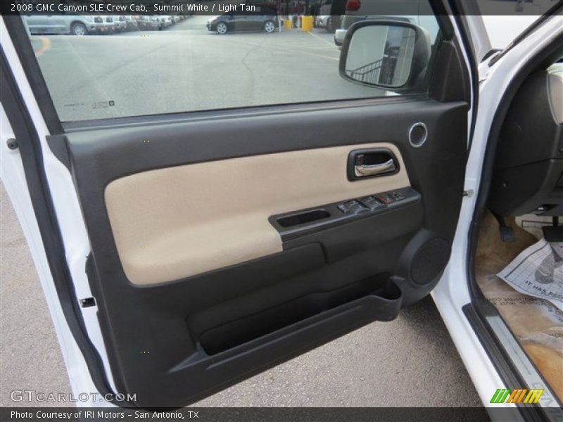 Summit White / Light Tan 2008 GMC Canyon SLE Crew Cab