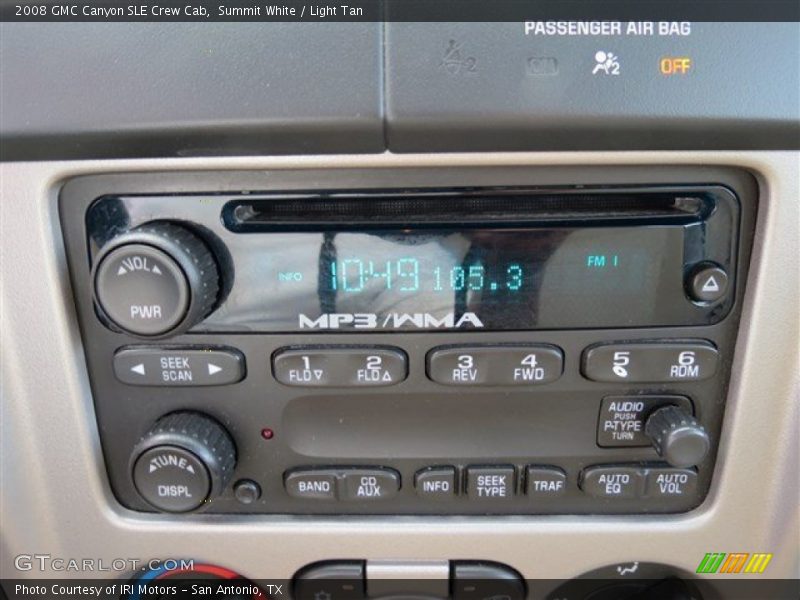 Audio System of 2008 Canyon SLE Crew Cab
