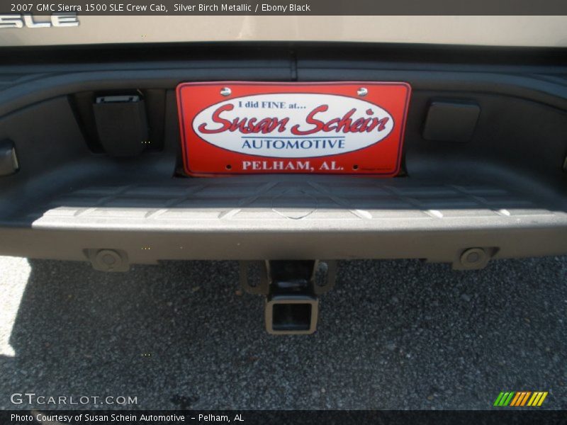 Silver Birch Metallic / Ebony Black 2007 GMC Sierra 1500 SLE Crew Cab
