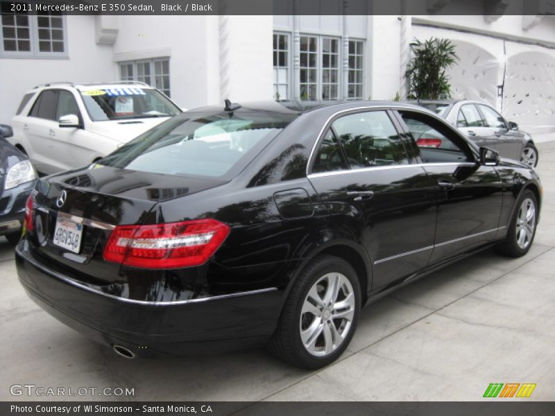 Black / Black 2011 Mercedes-Benz E 350 Sedan