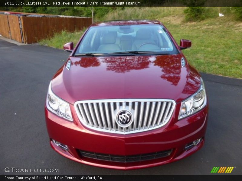 Red Jewel Tintcoat / Dark Titanium/Light Titanium 2011 Buick LaCrosse CXL