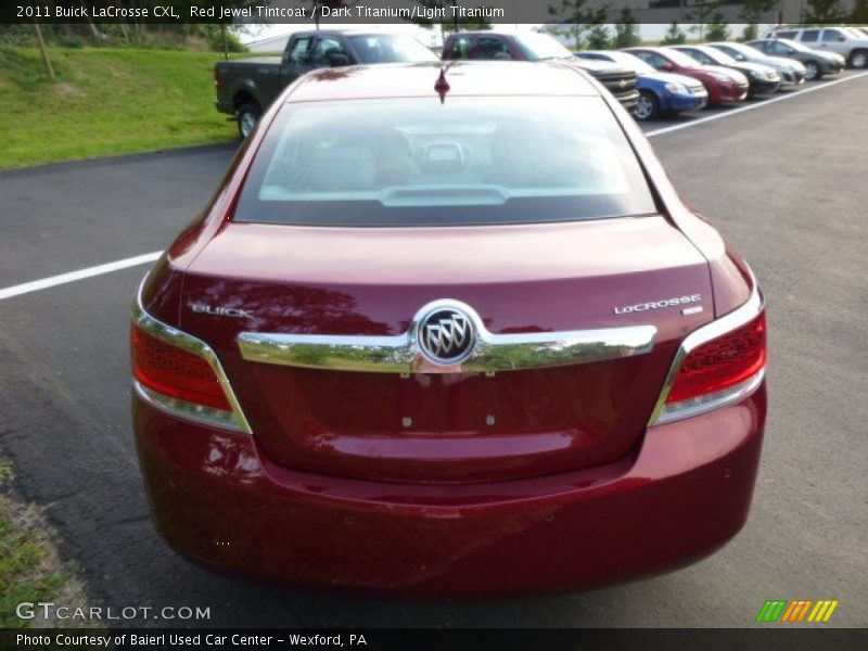 Red Jewel Tintcoat / Dark Titanium/Light Titanium 2011 Buick LaCrosse CXL