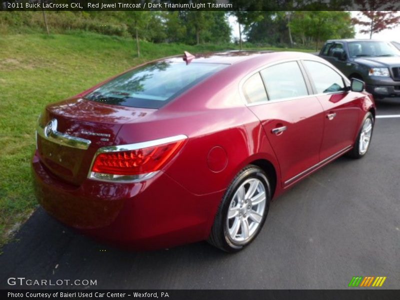 Red Jewel Tintcoat / Dark Titanium/Light Titanium 2011 Buick LaCrosse CXL