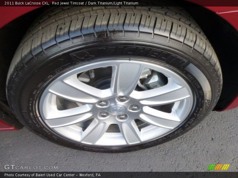 Red Jewel Tintcoat / Dark Titanium/Light Titanium 2011 Buick LaCrosse CXL