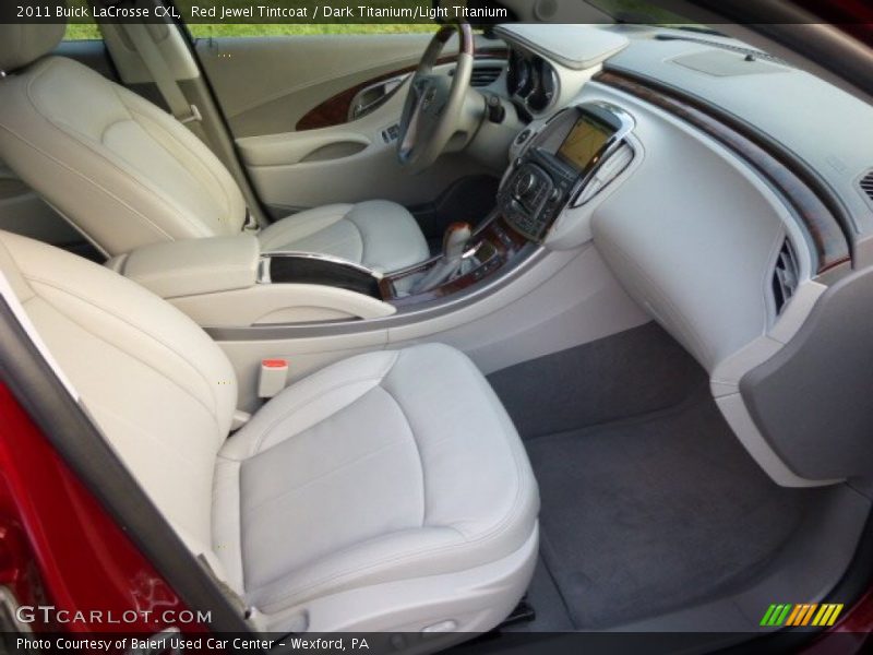Red Jewel Tintcoat / Dark Titanium/Light Titanium 2011 Buick LaCrosse CXL
