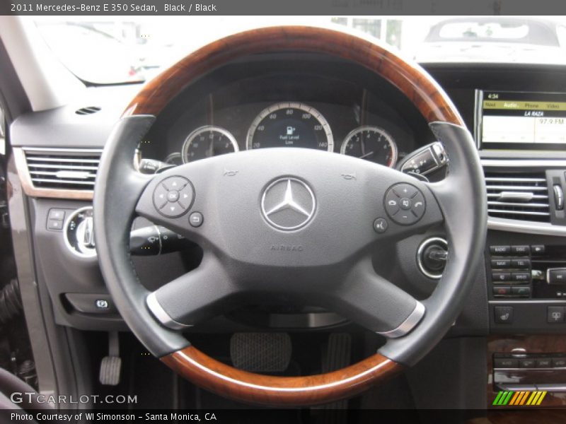 Black / Black 2011 Mercedes-Benz E 350 Sedan