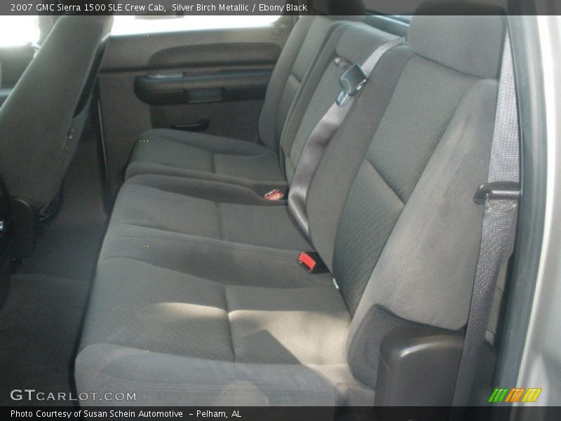Silver Birch Metallic / Ebony Black 2007 GMC Sierra 1500 SLE Crew Cab