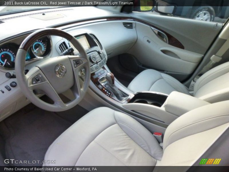 Red Jewel Tintcoat / Dark Titanium/Light Titanium 2011 Buick LaCrosse CXL