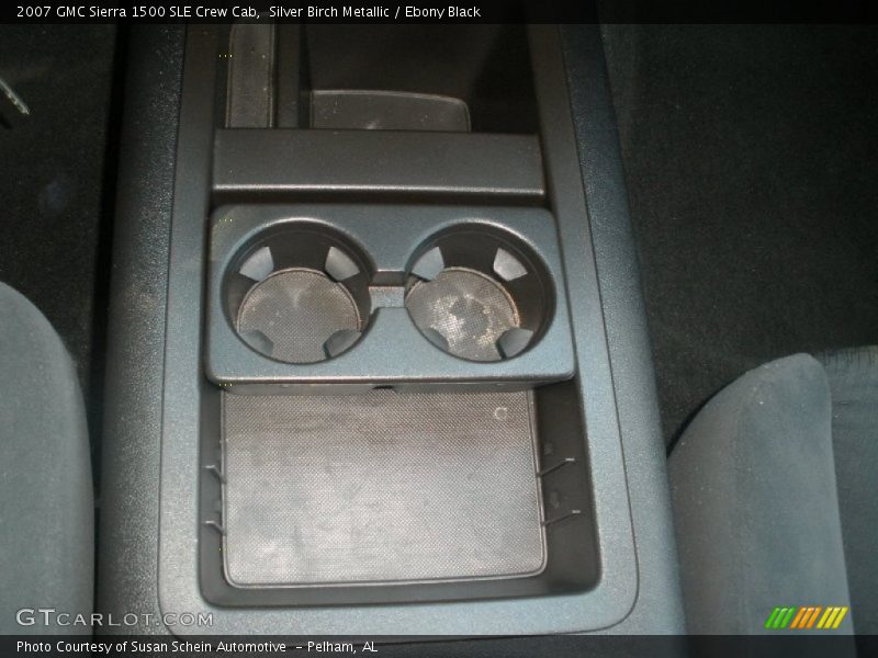 Silver Birch Metallic / Ebony Black 2007 GMC Sierra 1500 SLE Crew Cab