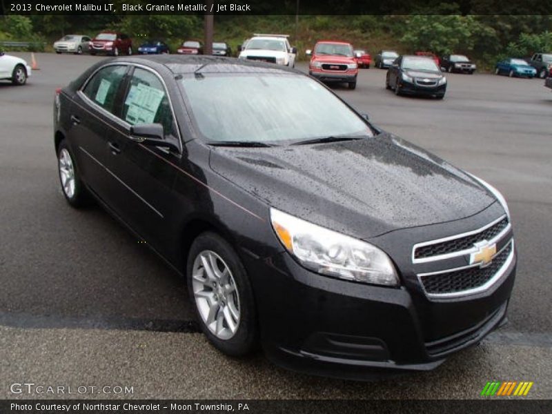 Black Granite Metallic / Jet Black 2013 Chevrolet Malibu LT