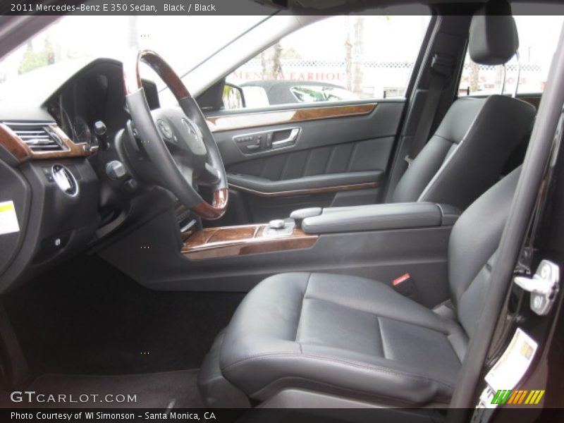 Black / Black 2011 Mercedes-Benz E 350 Sedan