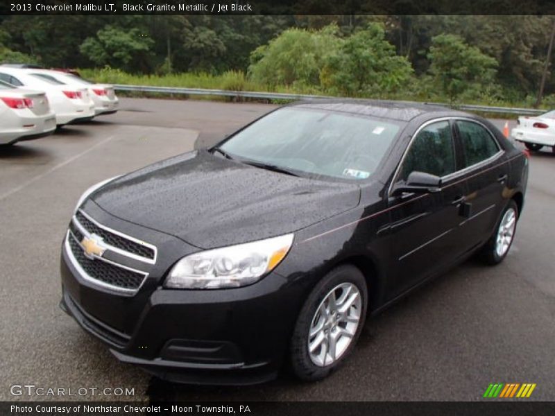 Black Granite Metallic / Jet Black 2013 Chevrolet Malibu LT