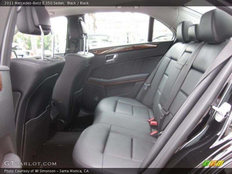 Black / Black 2011 Mercedes-Benz E 350 Sedan