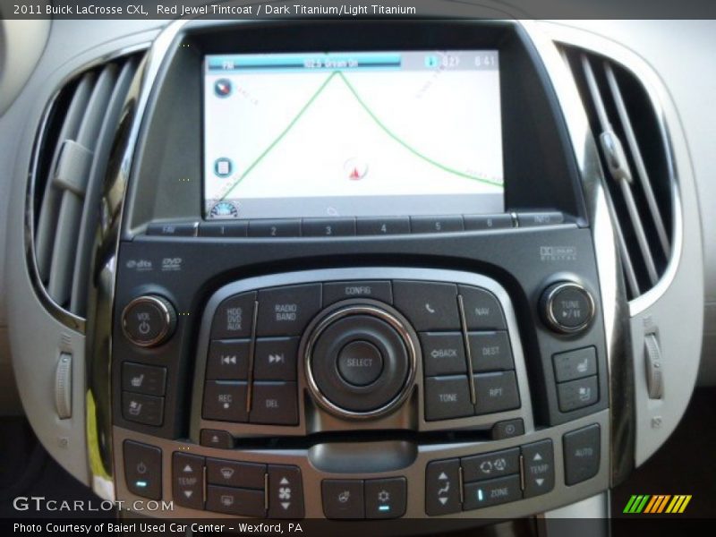 Red Jewel Tintcoat / Dark Titanium/Light Titanium 2011 Buick LaCrosse CXL