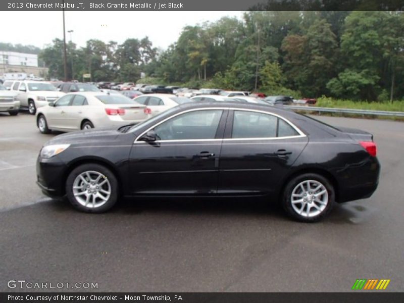 Black Granite Metallic / Jet Black 2013 Chevrolet Malibu LT
