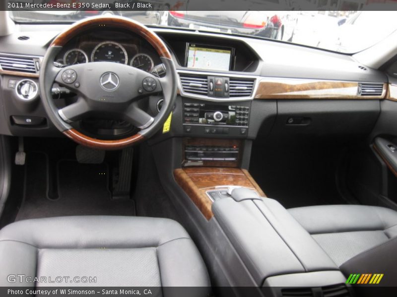 Black / Black 2011 Mercedes-Benz E 350 Sedan
