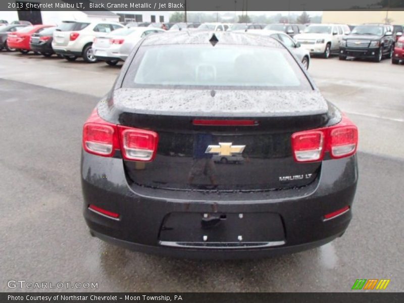 Black Granite Metallic / Jet Black 2013 Chevrolet Malibu LT
