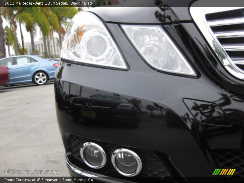 Black / Black 2011 Mercedes-Benz E 350 Sedan