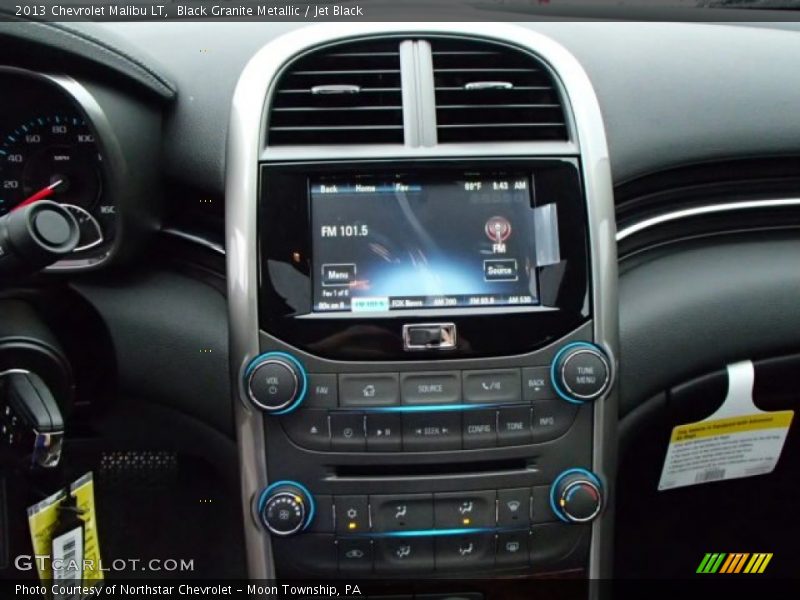 Black Granite Metallic / Jet Black 2013 Chevrolet Malibu LT
