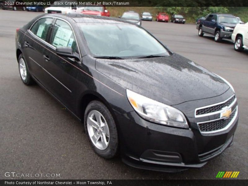 Black Granite Metallic / Jet Black/Titanium 2013 Chevrolet Malibu LS