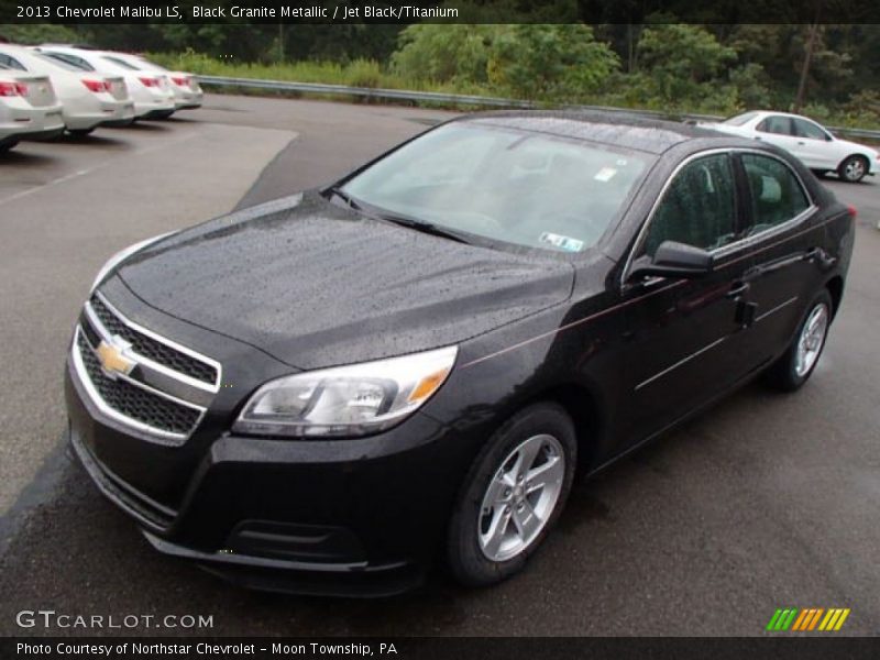 Black Granite Metallic / Jet Black/Titanium 2013 Chevrolet Malibu LS