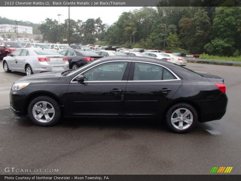 Black Granite Metallic / Jet Black/Titanium 2013 Chevrolet Malibu LS