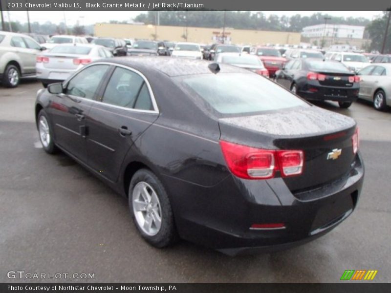 Black Granite Metallic / Jet Black/Titanium 2013 Chevrolet Malibu LS